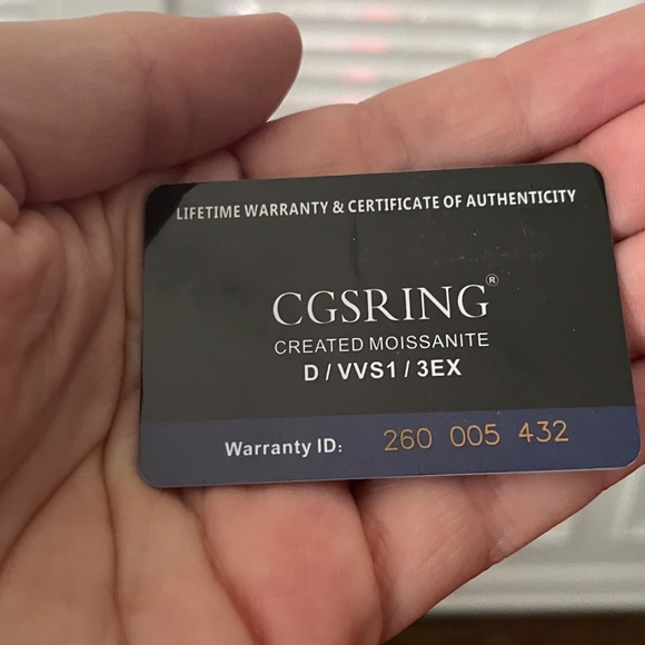 14K Gold Moissanite Engagement Rings, 4CT Elongated Cushion Cut Moissanite Rings - Picture 6 of 8